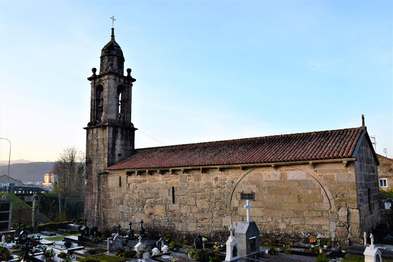 Pontecesures. Iglesia San Xulián de Requeixo. Camino portugués